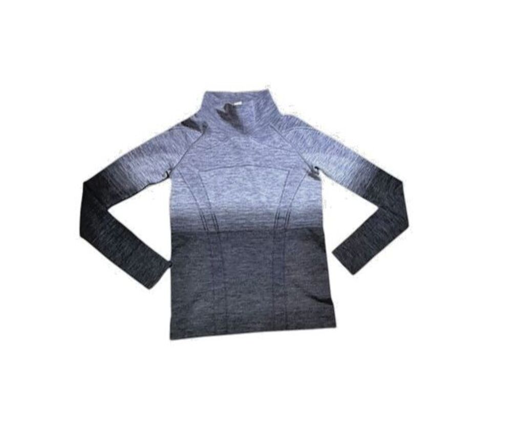 IVIVVA By Lululemon Fly Tech Mock Turtleneck Girls Size 14 Pullover Ombré Stretc